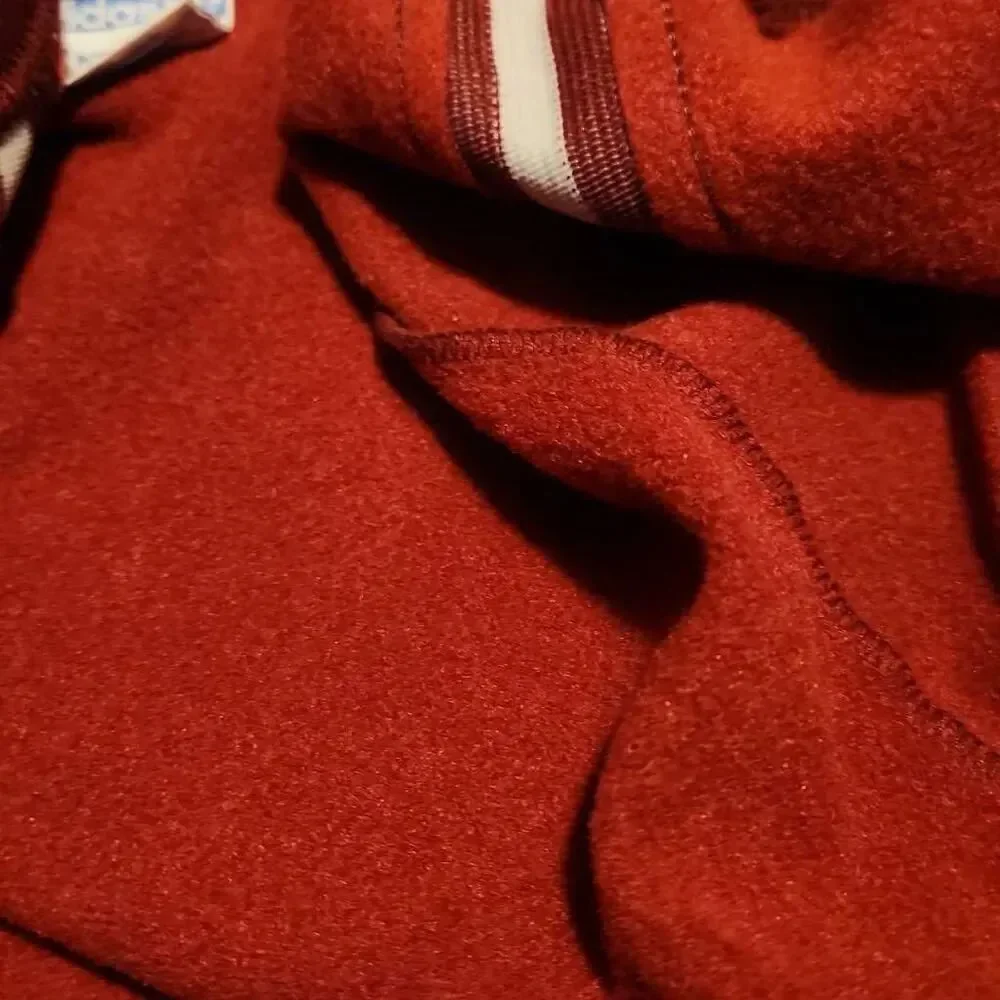 VTG Adidas Unisex Size Medium ATP Keyrolan Crimson Gray 3 Stripes Track Jacket